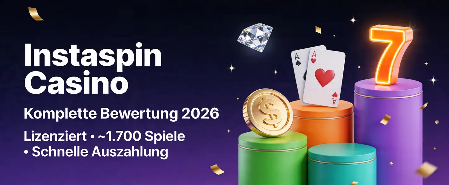 Instaspin Casino Bewertung 2026 – lizenziert, ~1.700 Spiele