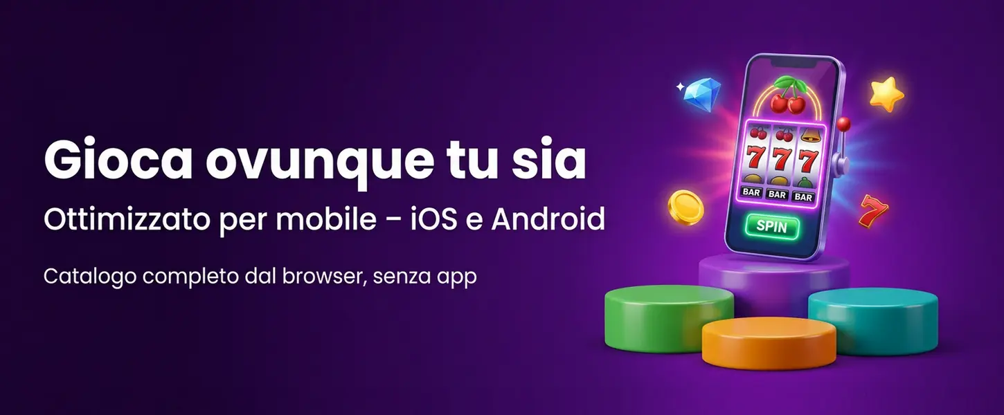 Instaspin Casino su mobile: slot e live casino dal browser iOS Android