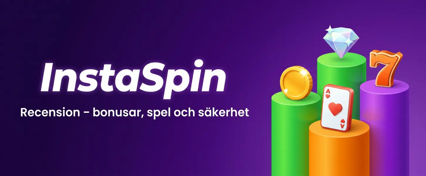 InstaSpin Casino recension – bonusar, spel och licens