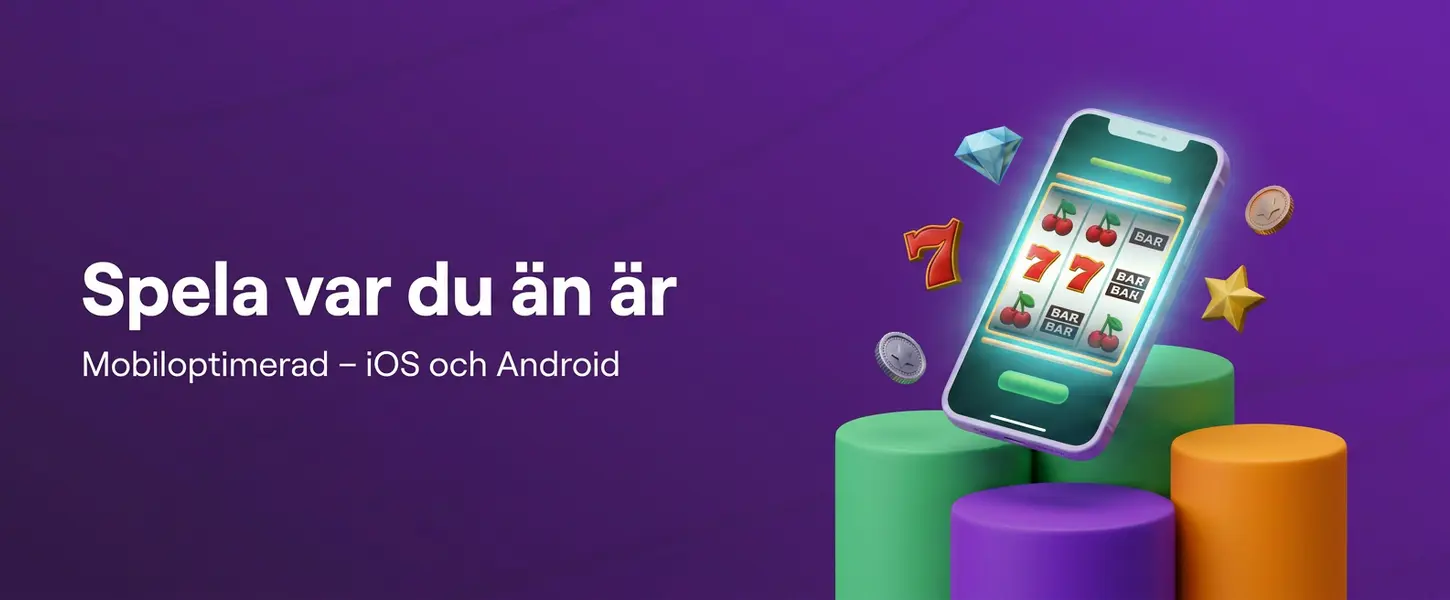 InstaSpin mobilcasino – spela på iOS och Android var du än är